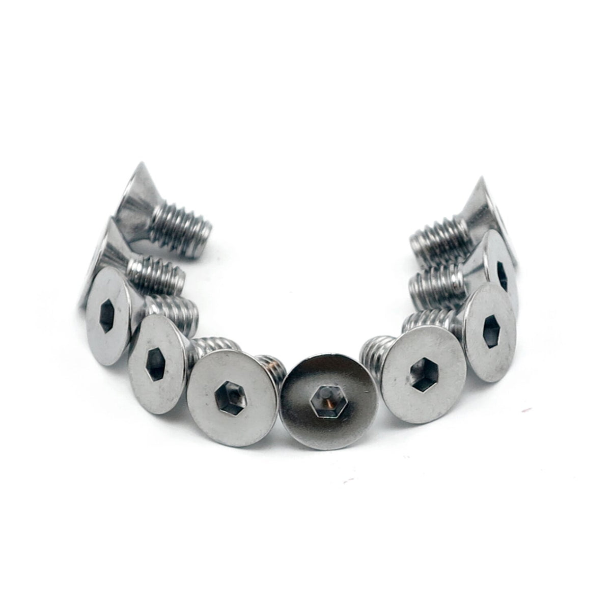 Colony 5/16-24 x 1-1/2 flat head allen bolts chrome