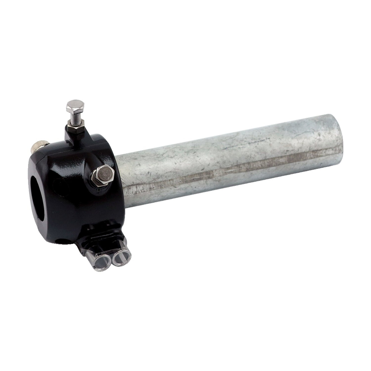 Universal metal throttle grip 7/8"/22mm handlebars, black