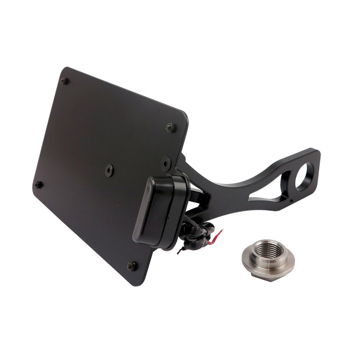 Cult-Werk, side mount license plate bracket. Netherlands