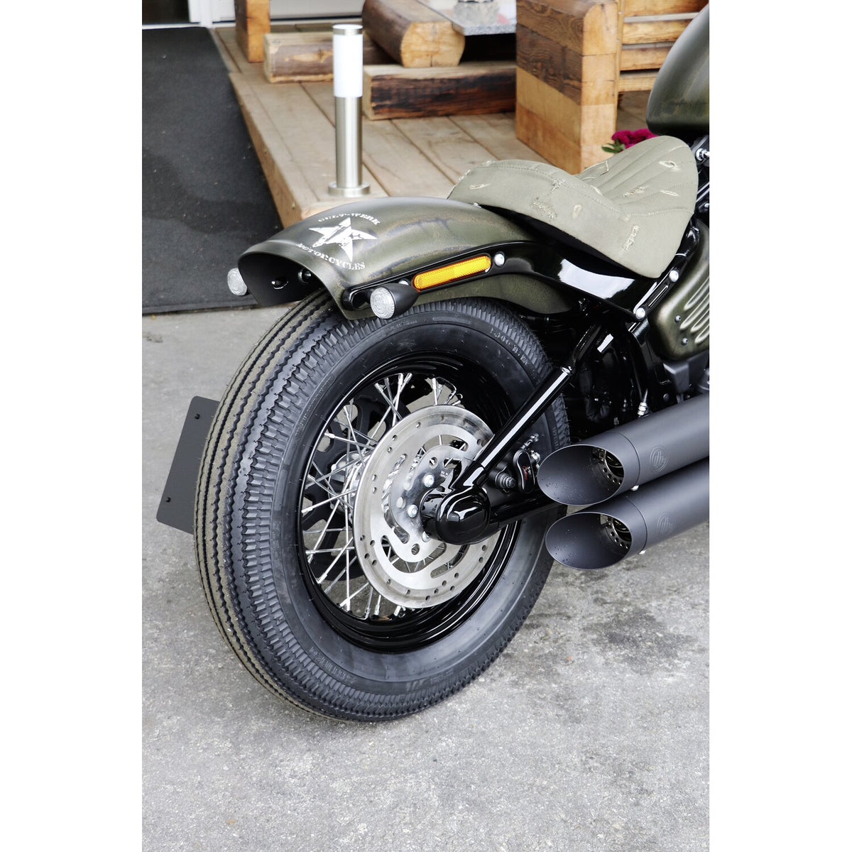 Cult-Werk, FXBB/S/FLSL/FXST rear fender 'OEM style Short''