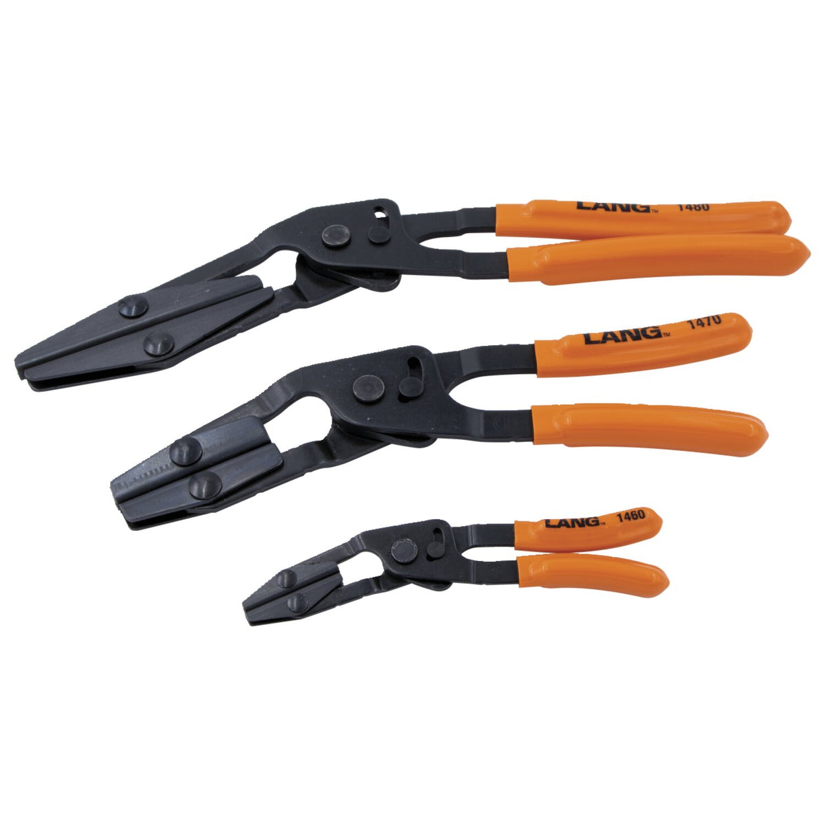 Lang Tools, angled hose pinch-off plier set