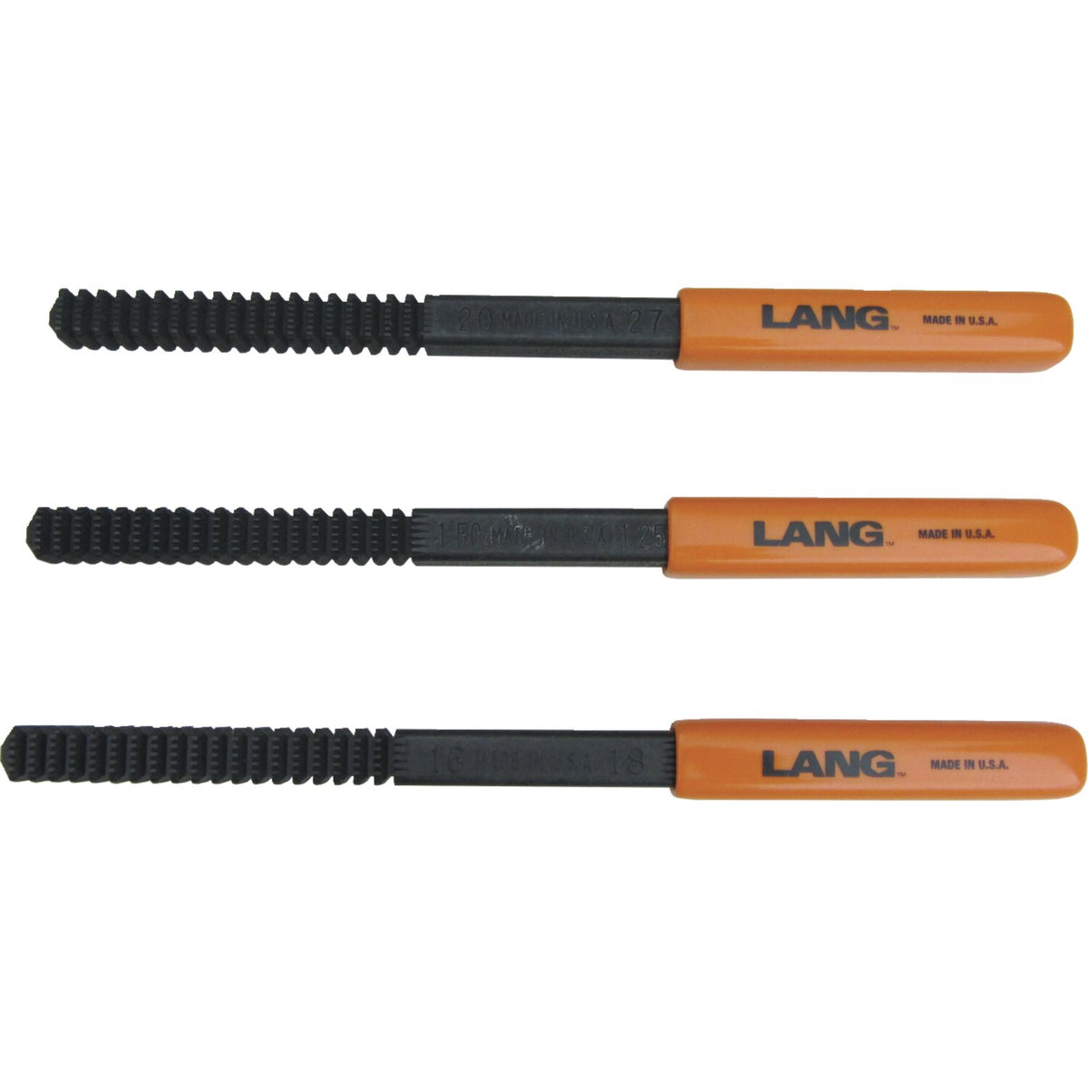 Lang Tools, 3-Piece thread restorer file set