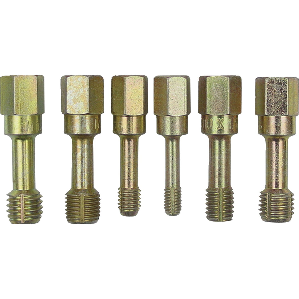 Lang Tools, 6-pc Metric thread restorer tap set
