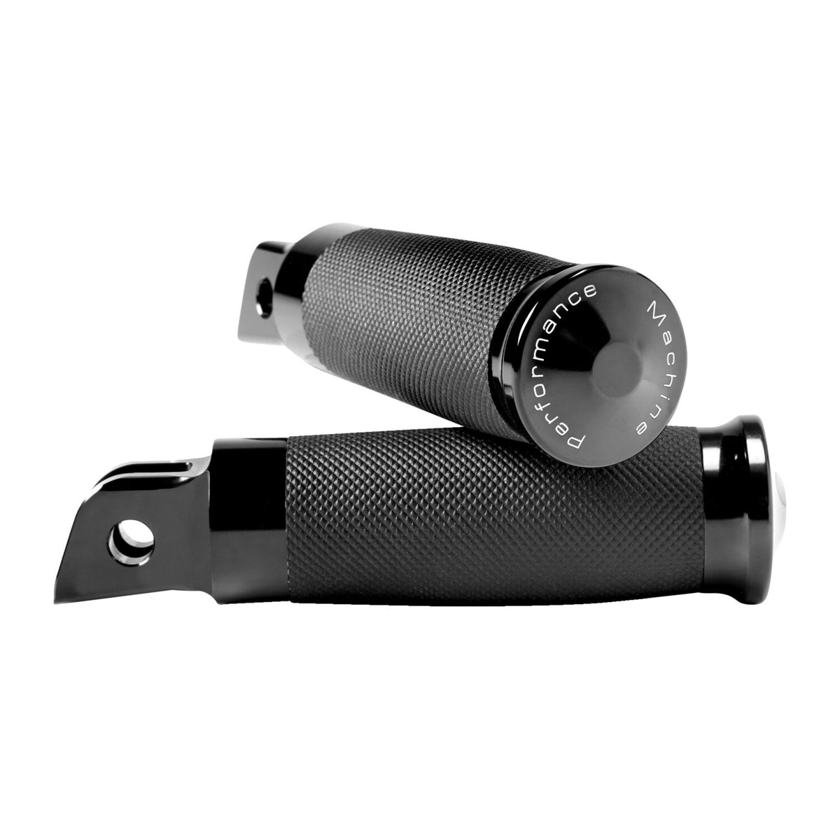 Performance Machine, Contour rider footpegs. Black