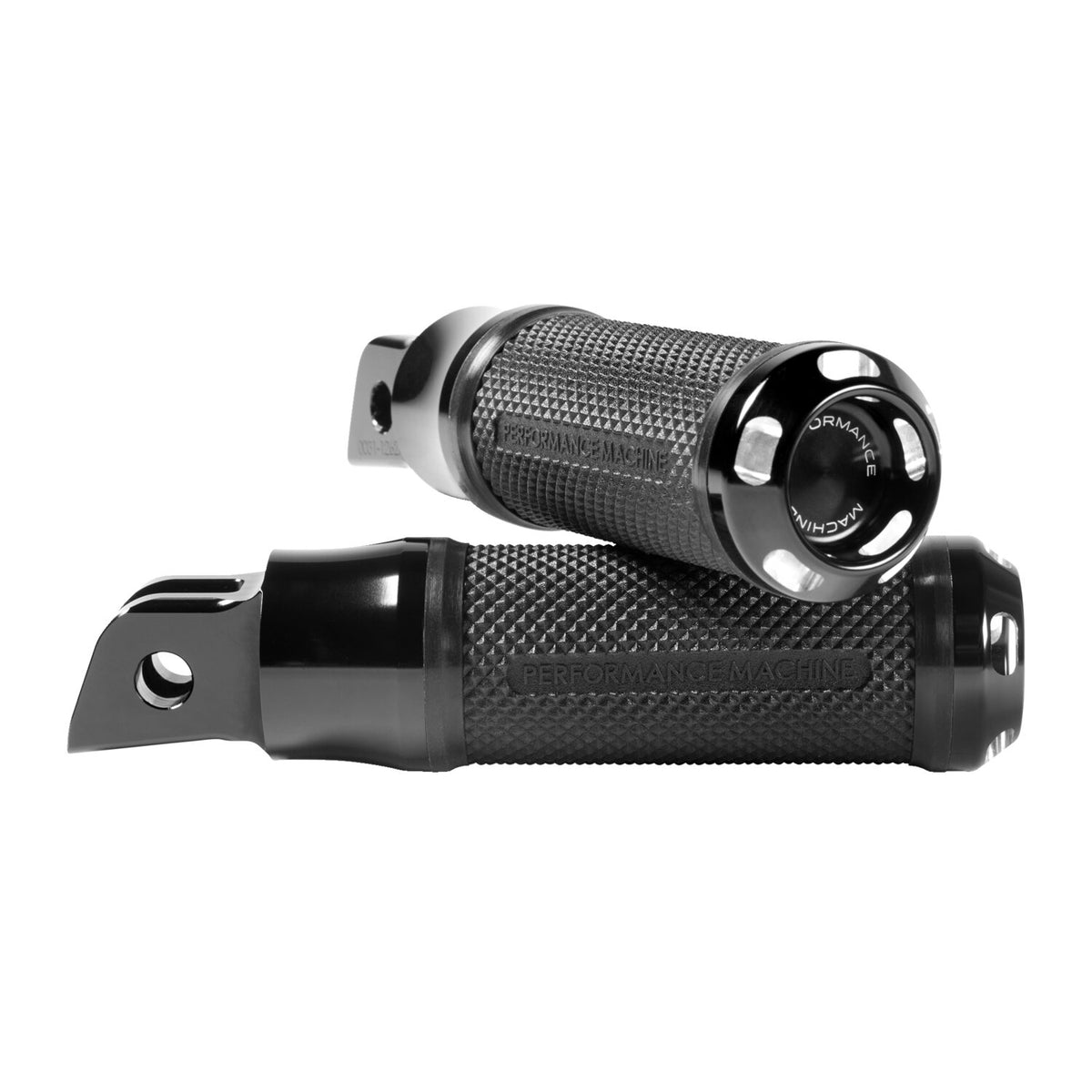 Performance Machine, Apex rider footpegs. Black CC