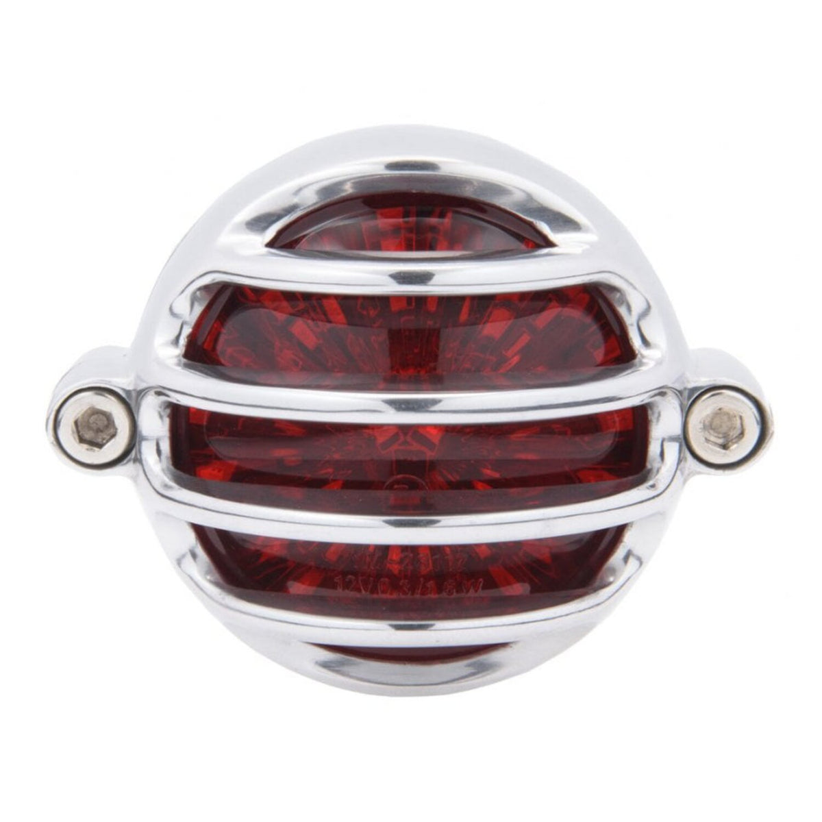 Motone, Lecter LED taillight. Polished, no bracket. ECE