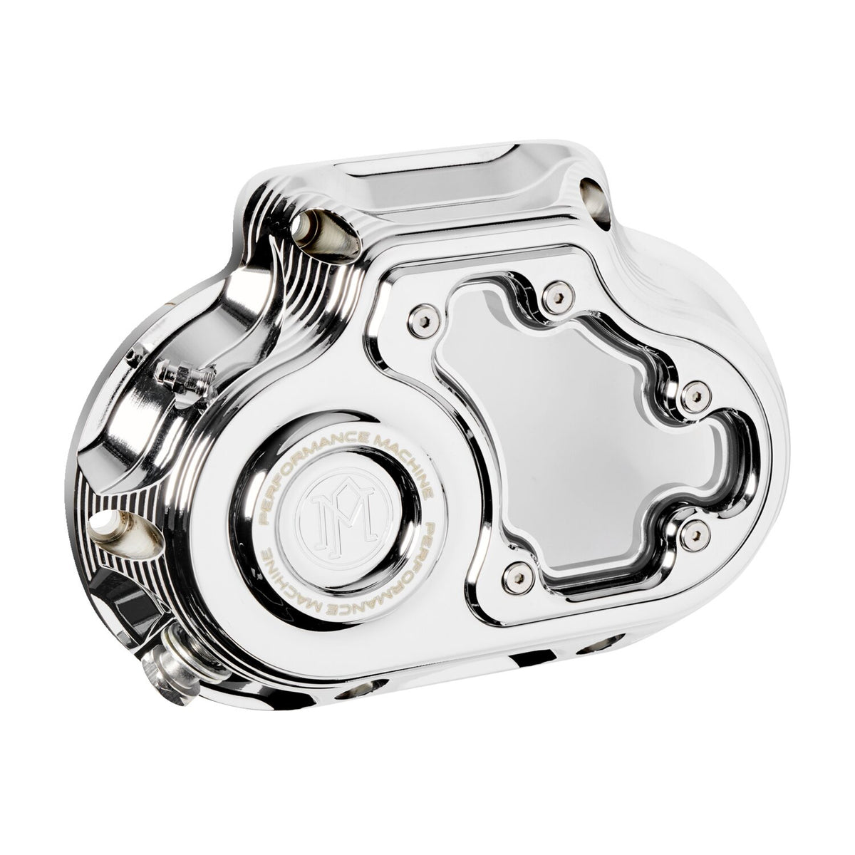 PM, Transmission end cover Vision, hydraulic. Chrome