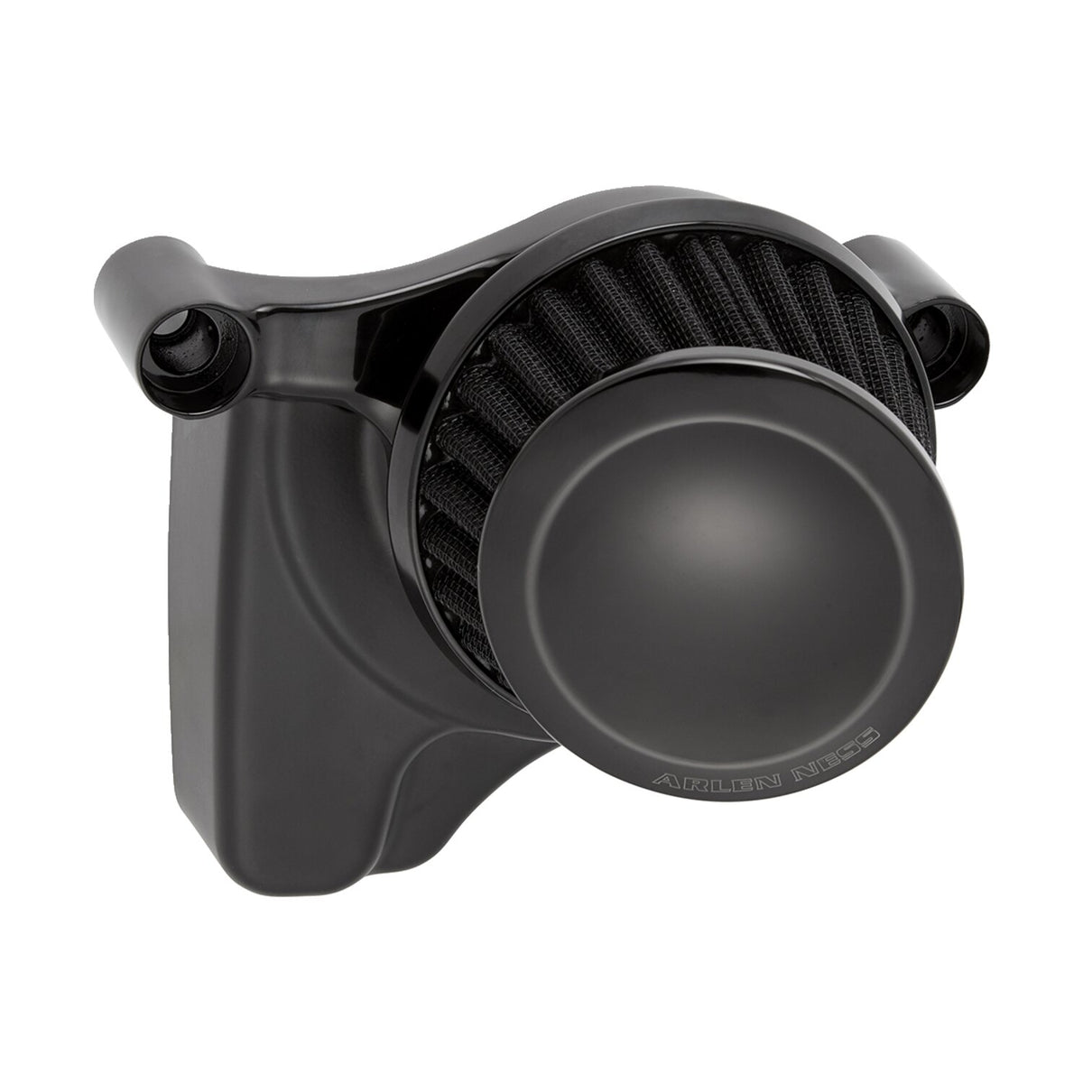 Arlen Ness, Sportster Mini 22° air cleaner kit. All black