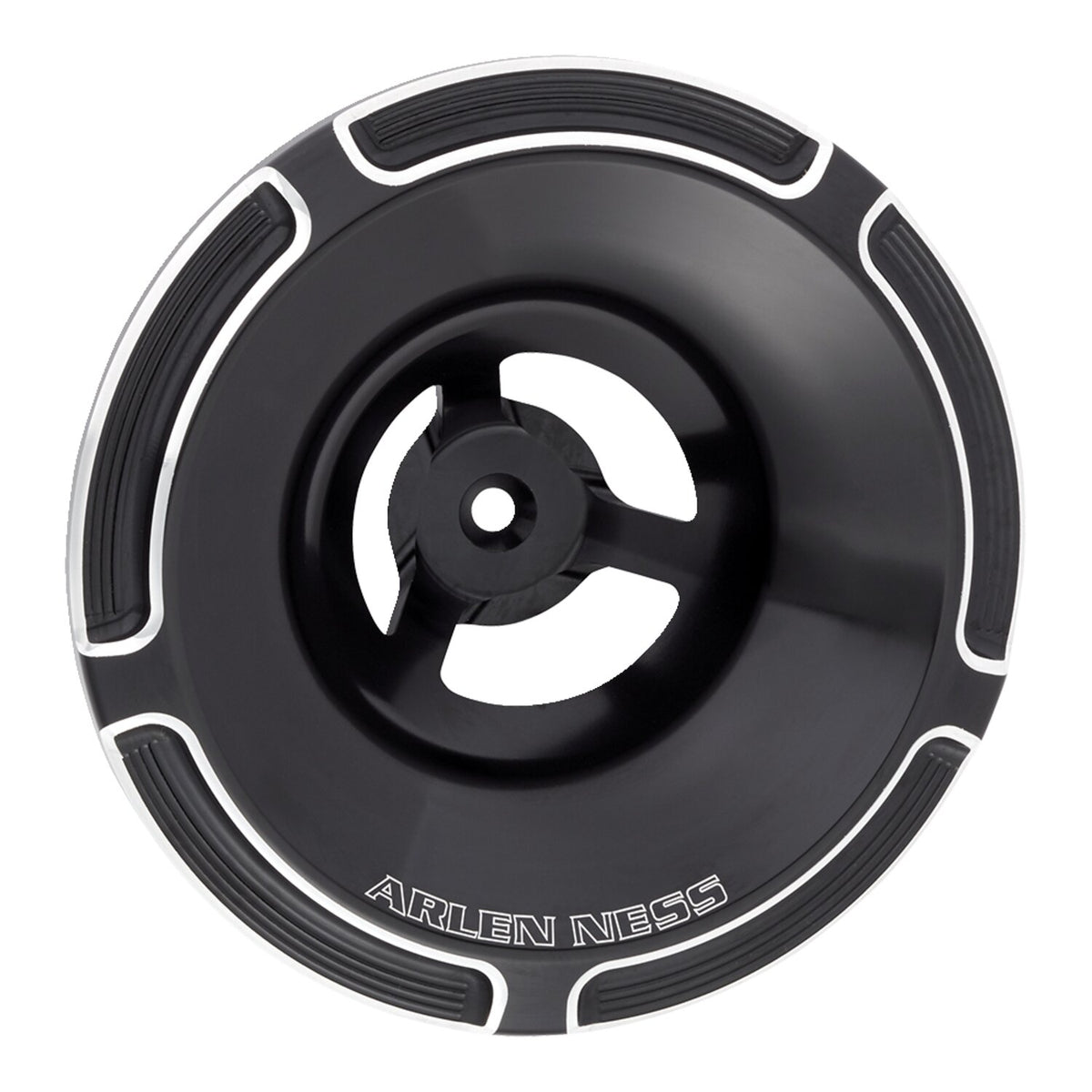 Arlen Ness, Beveled Velocity 65°/90° air cleaner cover. Blk