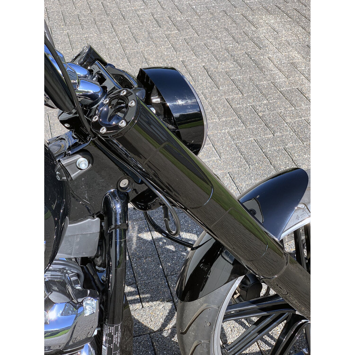 Kodlin, M8 Breakout front end cover kit. Black