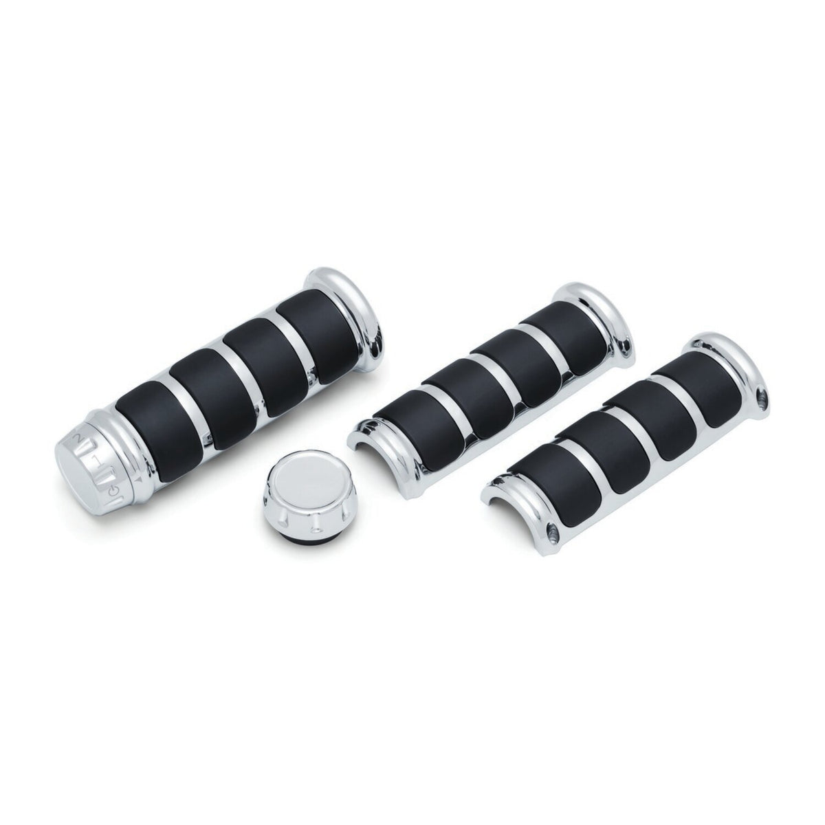 Kuryakyn, ISO grip covers for oem heated grips. Chrome