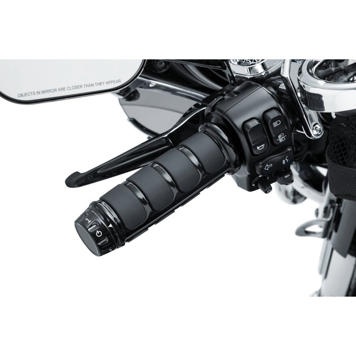 Kuryakyn, ISO grip covers for oem heated grips. Black