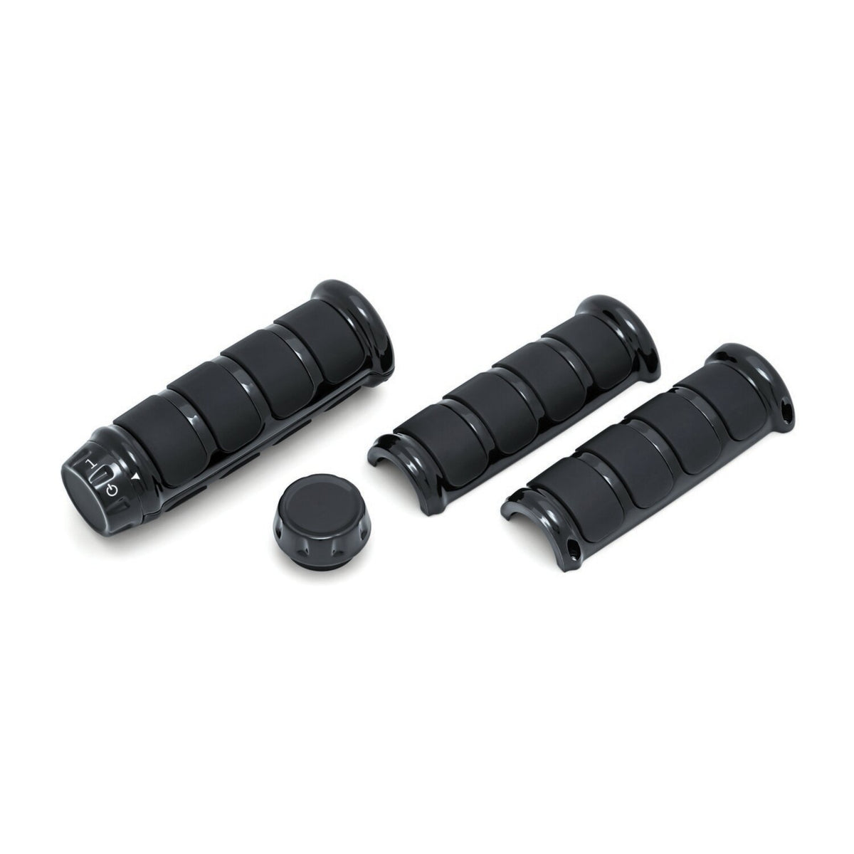 Kuryakyn, ISO grip covers for oem heated grips. Black