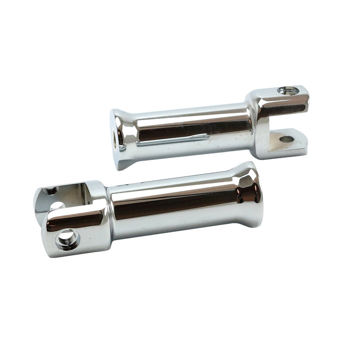 M8 Softail passenger footpeg mounts, chrome