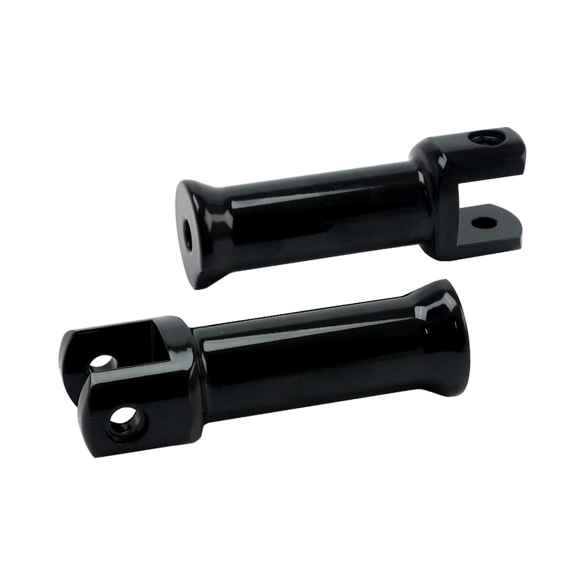 M8 Softail passenger footpeg mounts, black