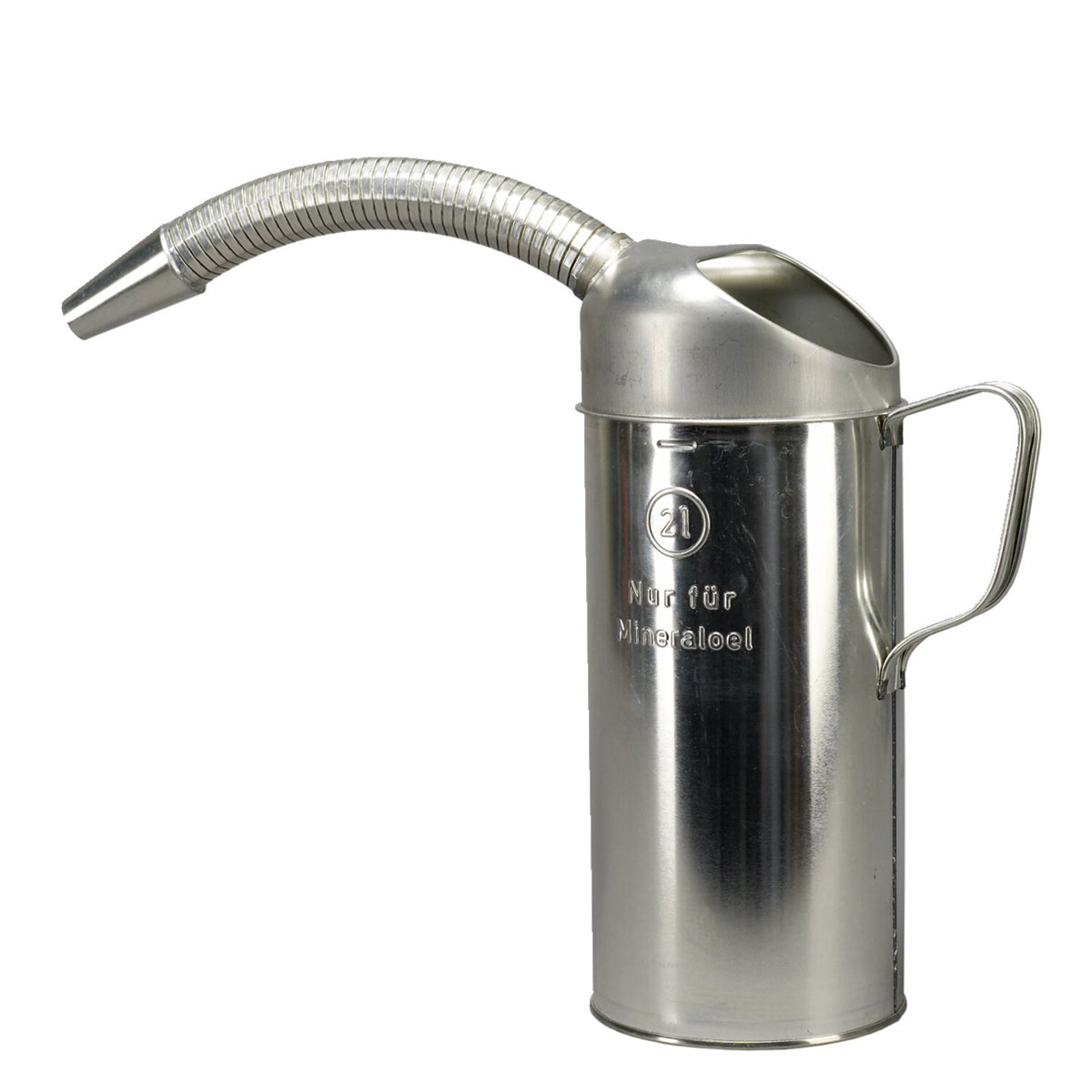 Pressol, metal measuring tin. 2 liter