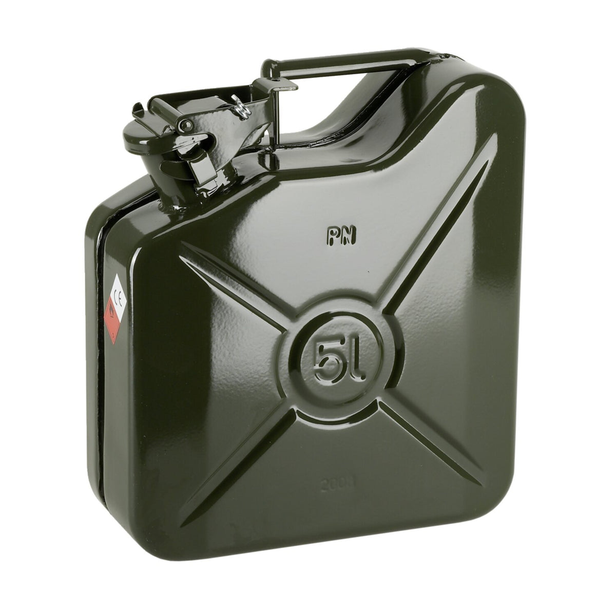 Pressol, metal jerrycan. Olive green, 5 liter