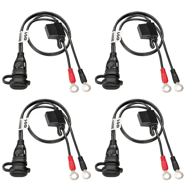 TecMate OptiMate™ Battery Lead with Ring Terminal — 4 Pack — O01X4