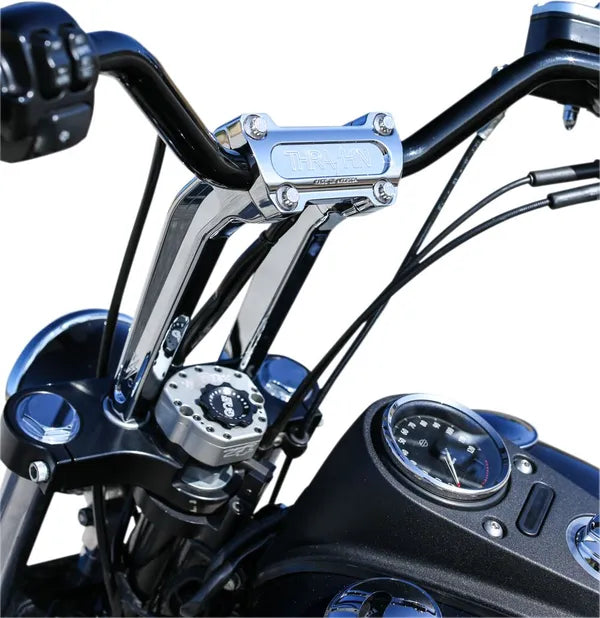 Thrashin 9.5-inch chrome pullback OG riser detail