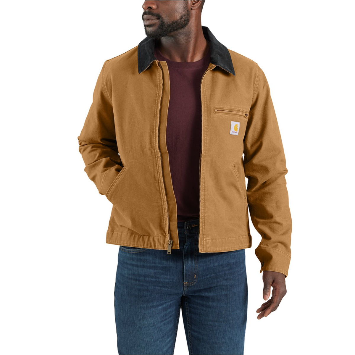 Carhartt Detroit canvas jacket Carhartt brown