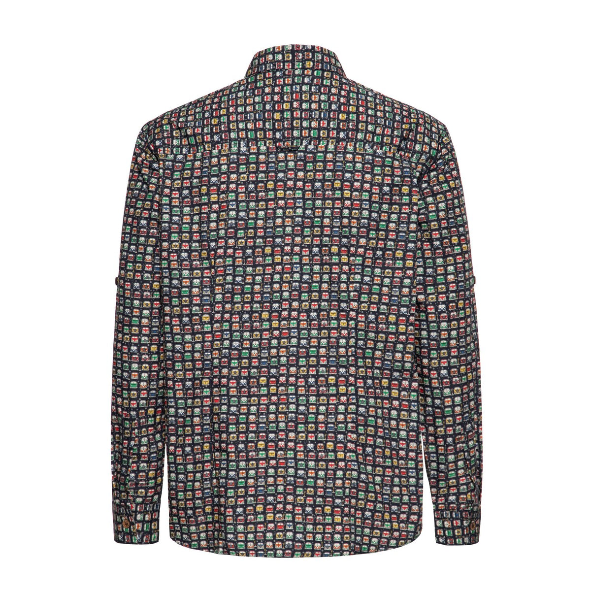 King Kerosin AOP shirt off black