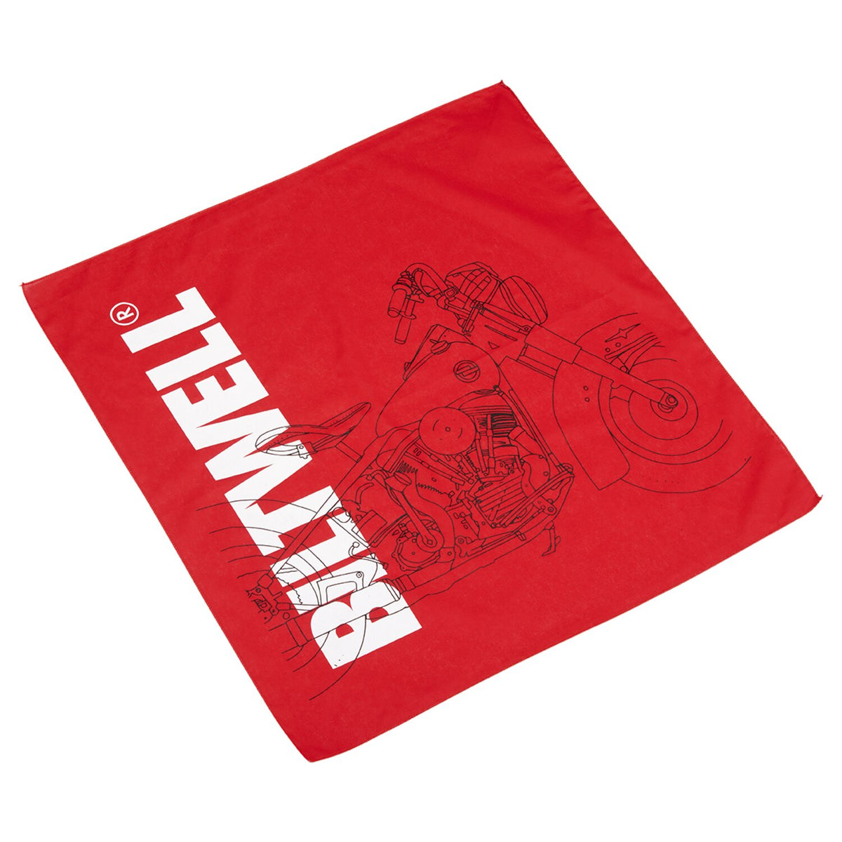 Biltwell Pan bandana red