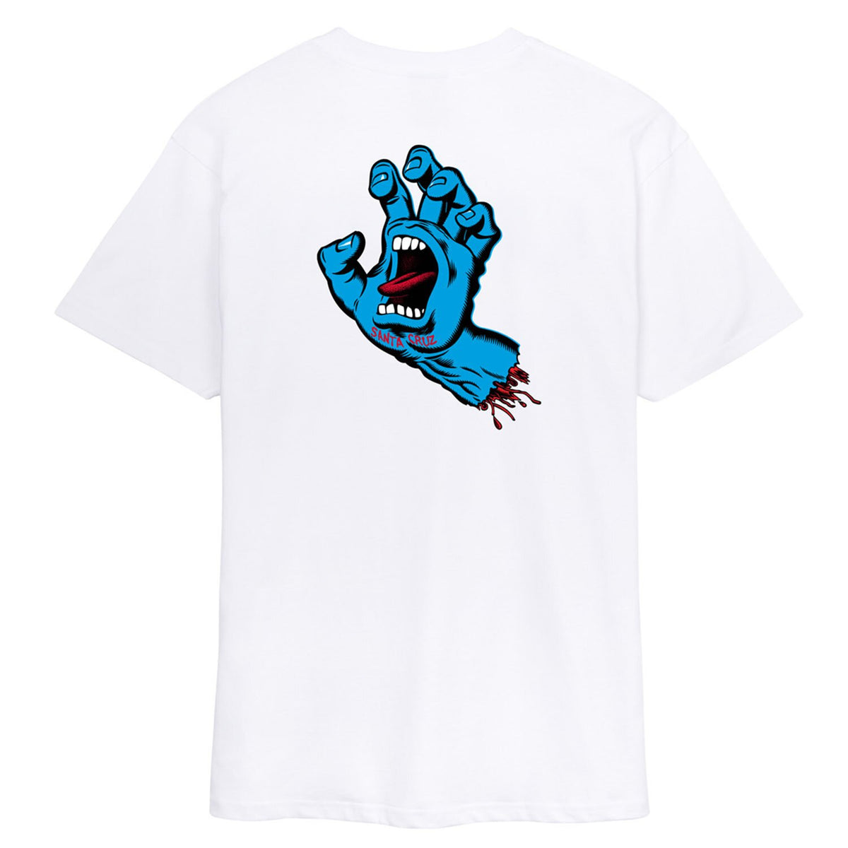 Santa Cruz Screaming Hand Chest t-shirt white