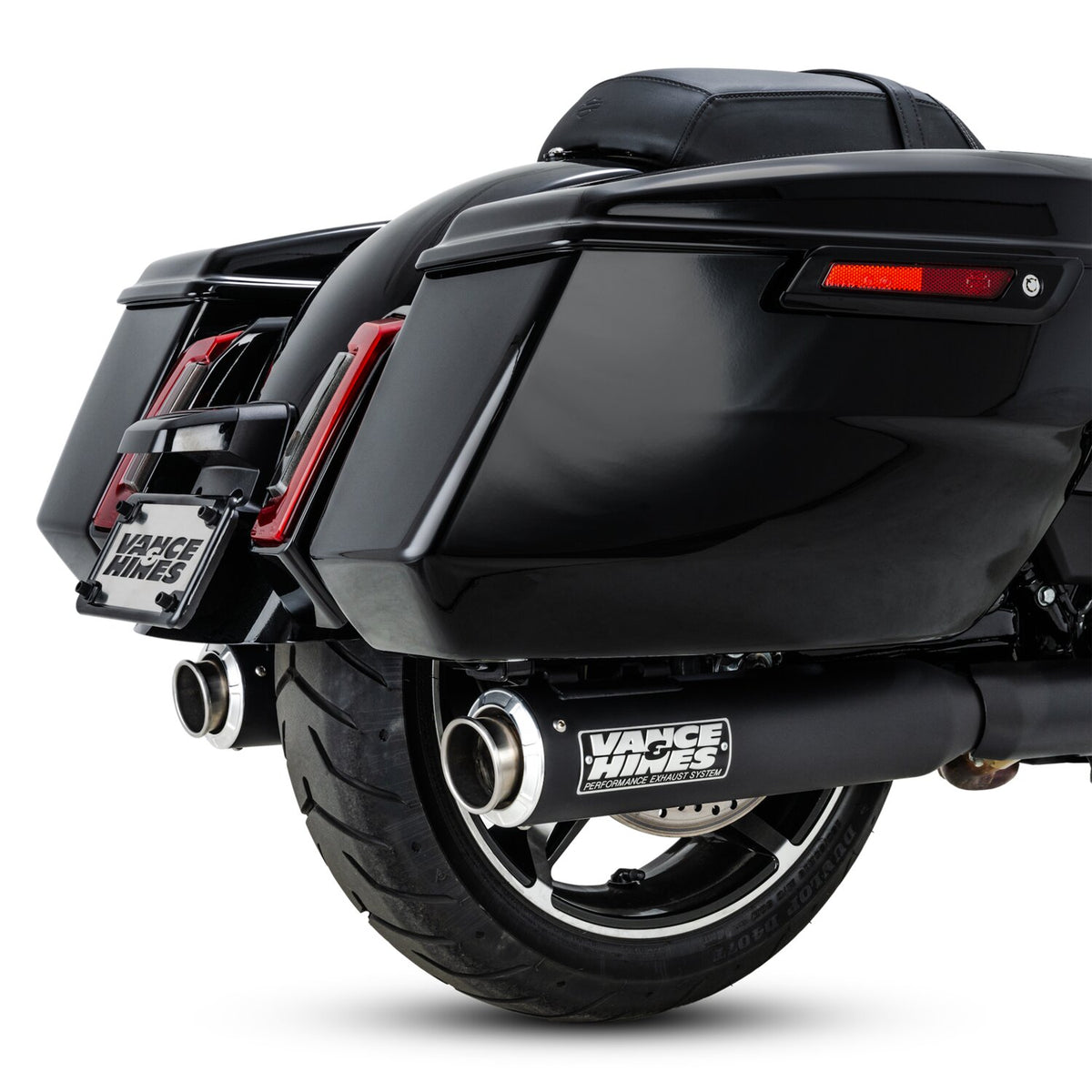 V&H, Supersport 400 slip-on mufflers. Black