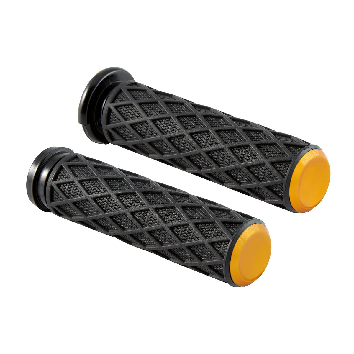 Arlen Ness, Diamond Handlebar Grip Set. Gold