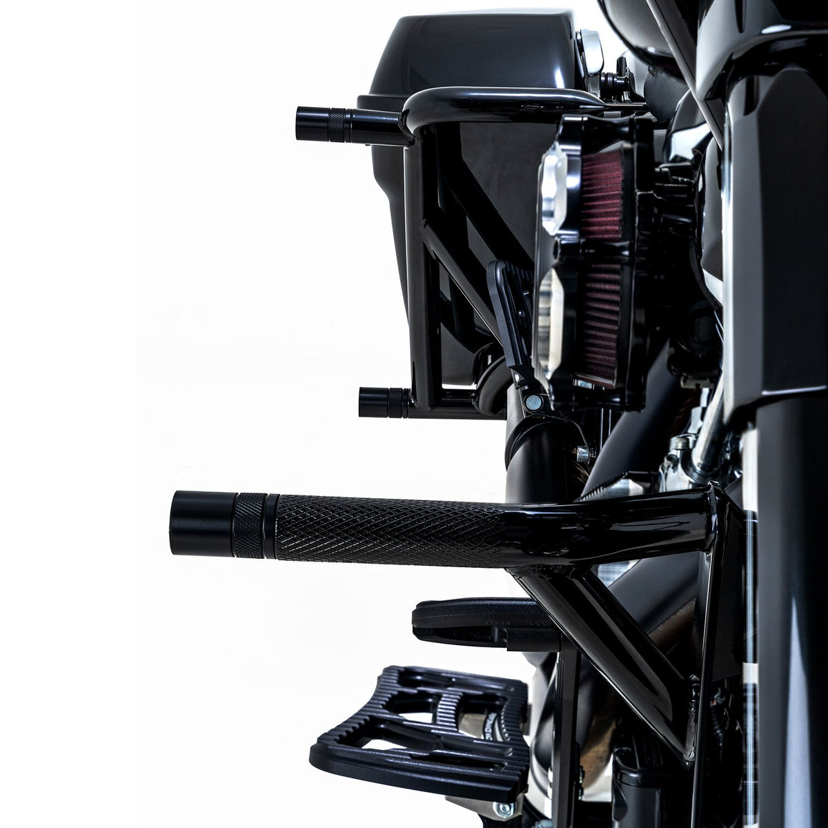 Burly Brand, Brawler crash bar kit Touring. Front. Black