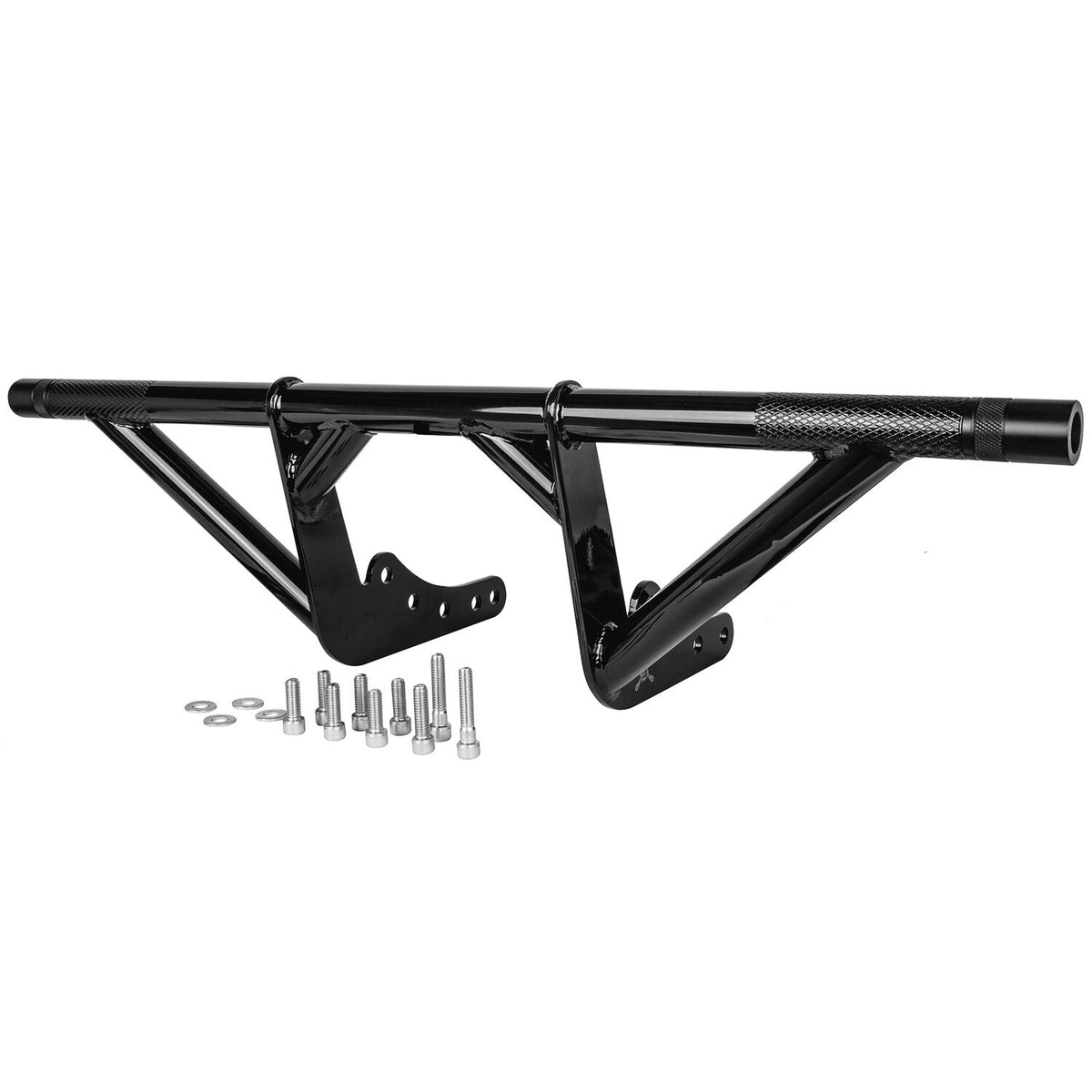 Burly Brand, Brawler crash bar kit M8 Softail. Front. Black