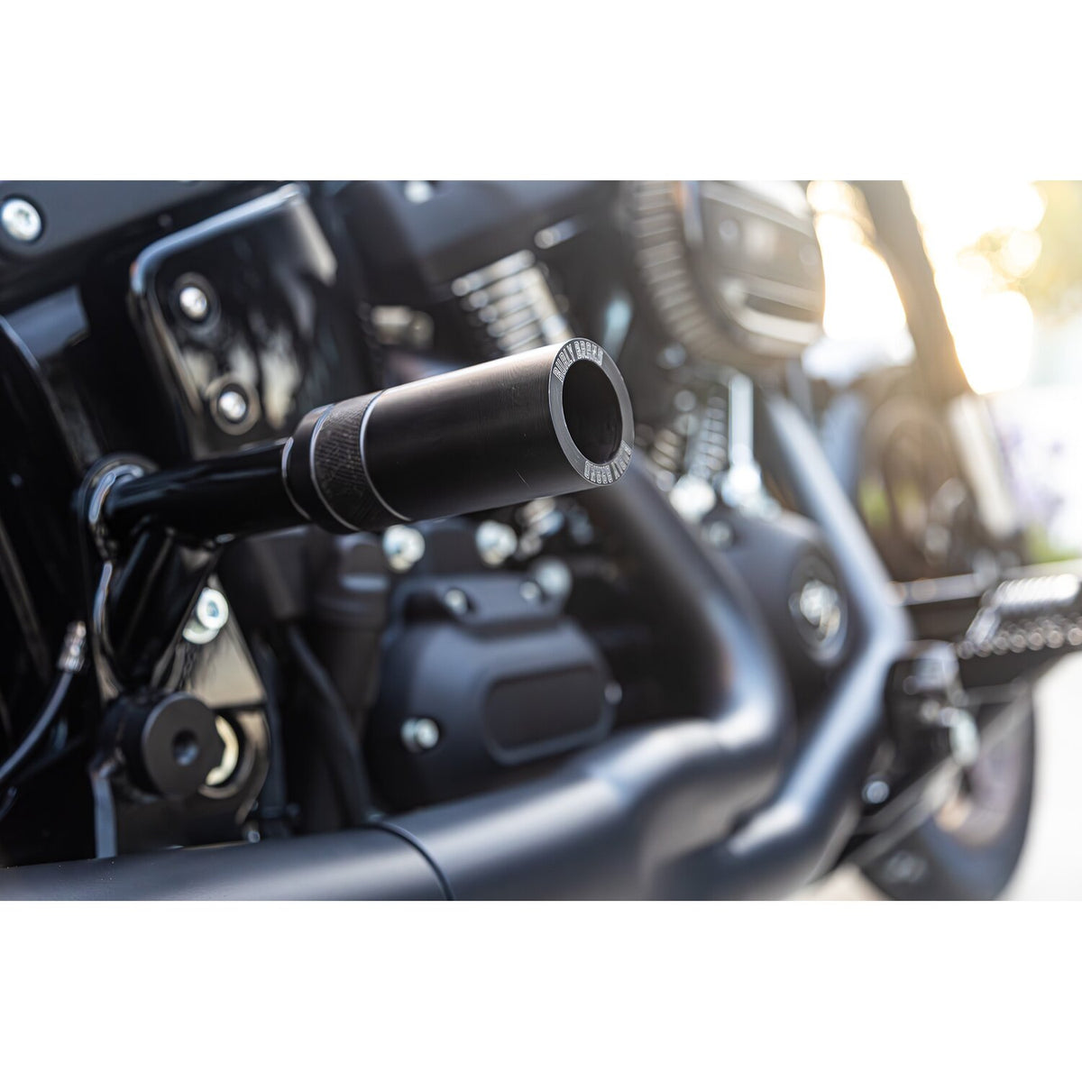 Burly Brand, Brawler crash bar kit M8 Softail. Rear. Black