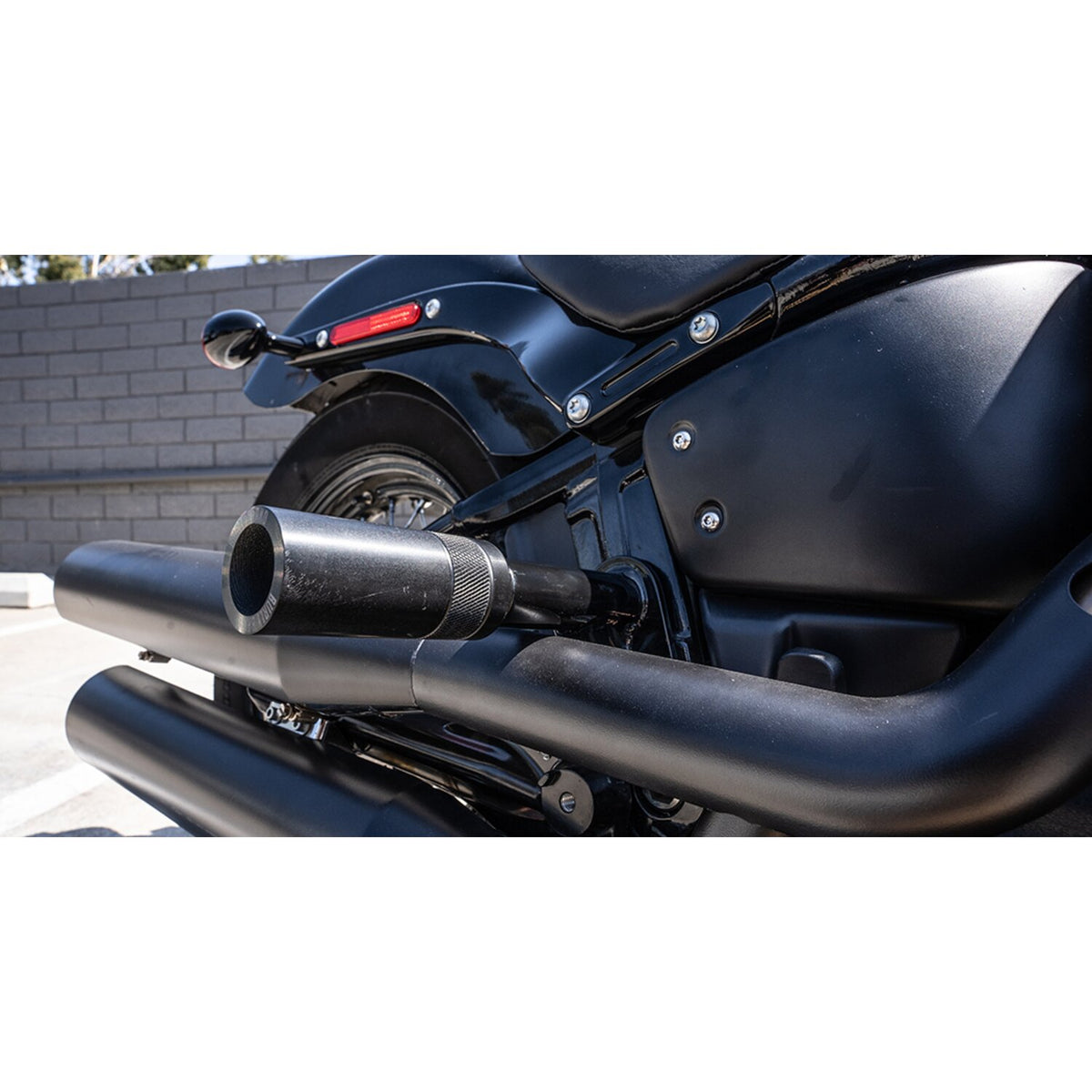 Burly Brand, Brawler crash bar kit M8 Softail. Rear. Black