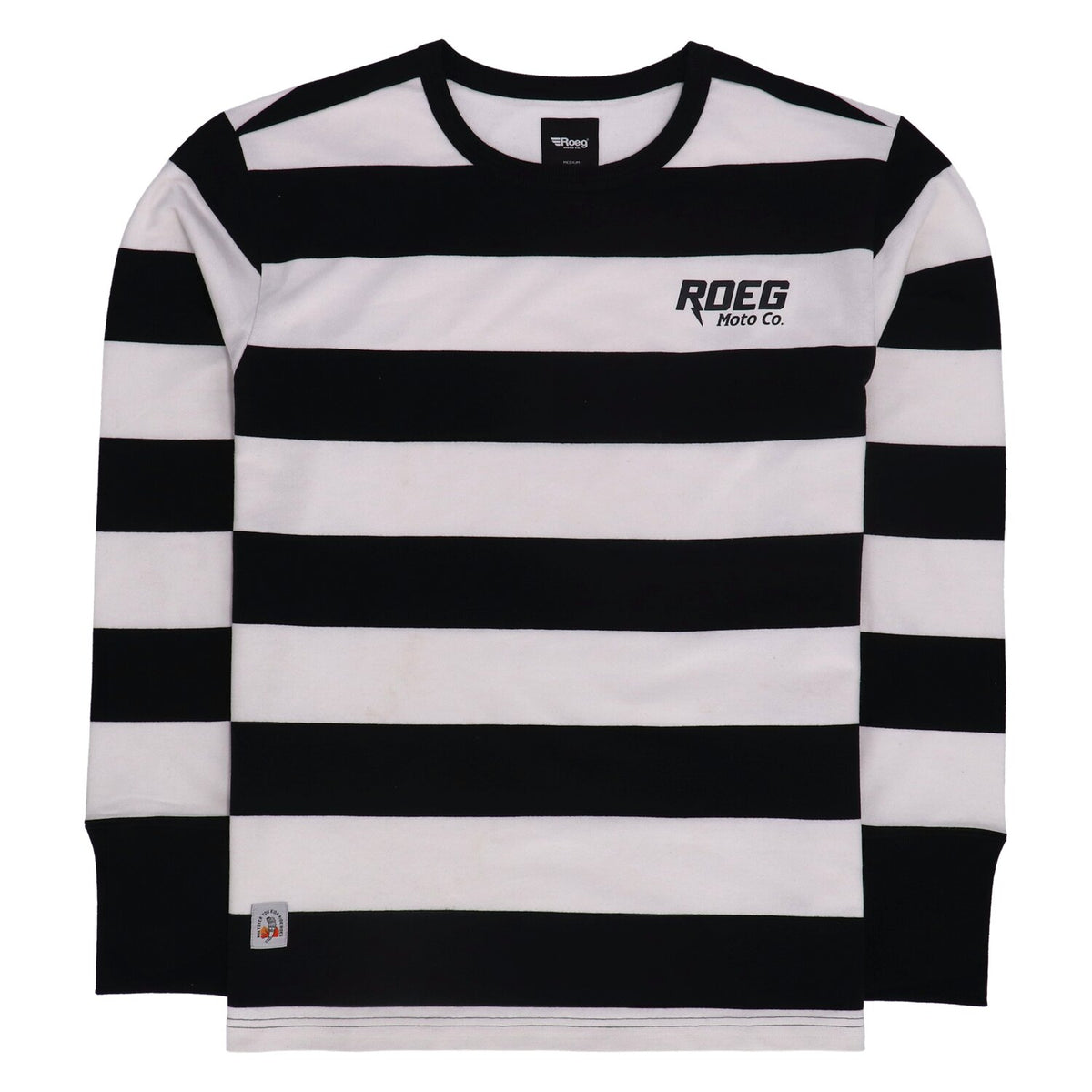 Roeg Ricky stripe jersey white/black
