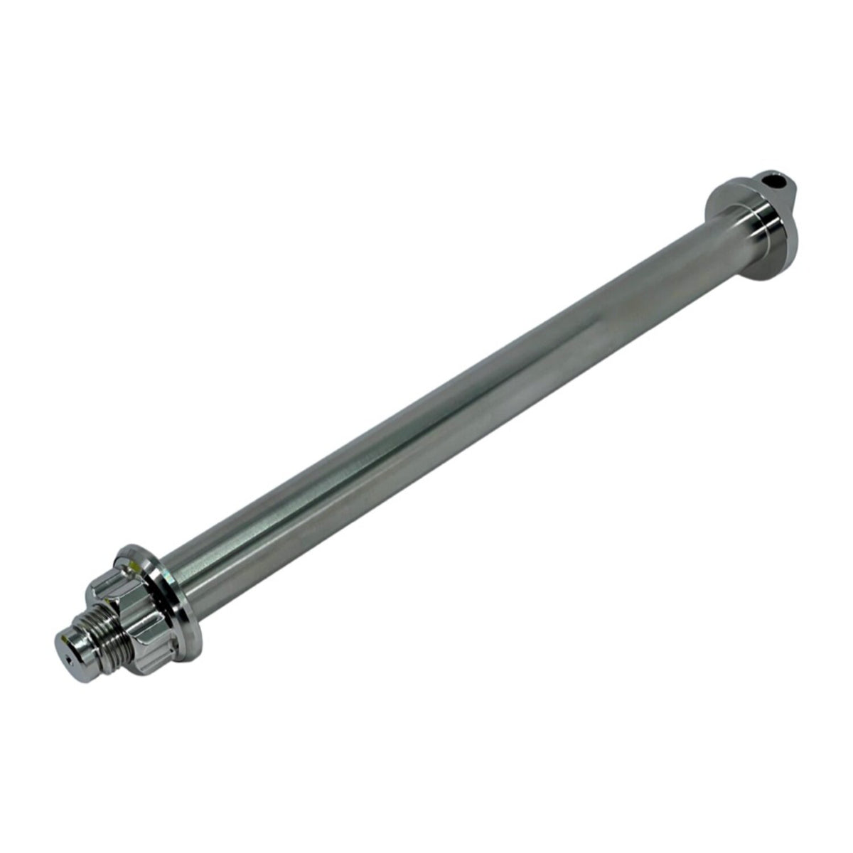 Bare Knuckle Performance, stainless axle kit. Rear wheel