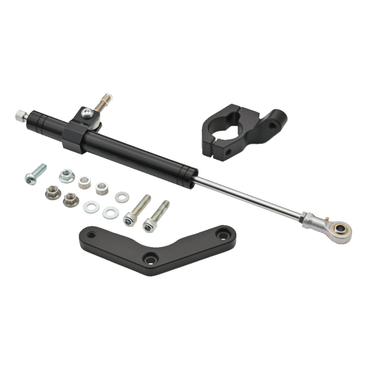 Daytona, steering damper kit. Black
