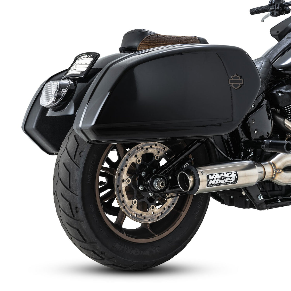 Vance & Hines, Supersport 2-1 exhaust system. Brushed