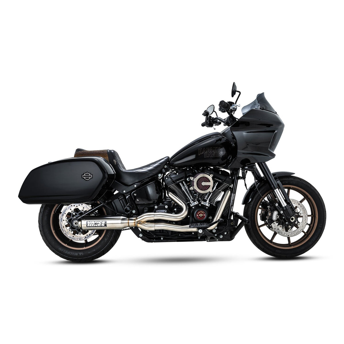 Vance & Hines, Supersport 2-1 exhaust system. Brushed