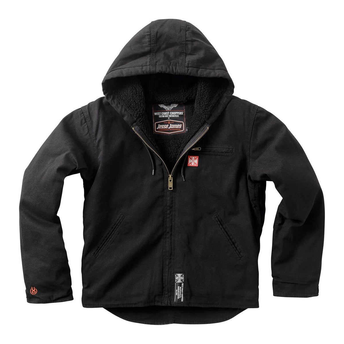 WCC Sherpa Lined work jacket black