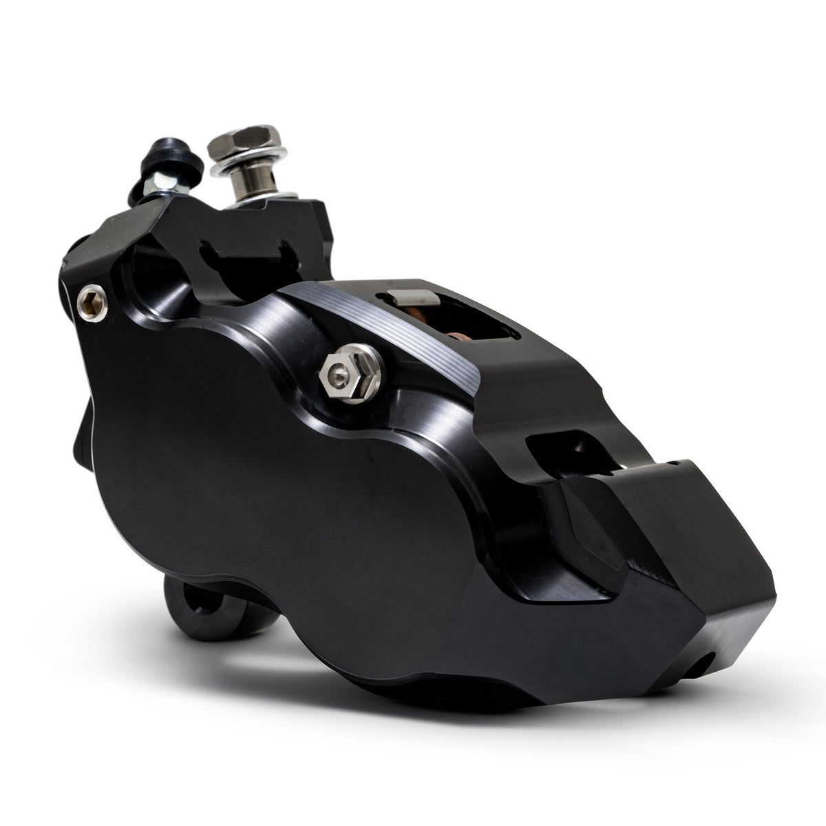 PM, Race Series 4-P Monobloc caliper. Right front. Black