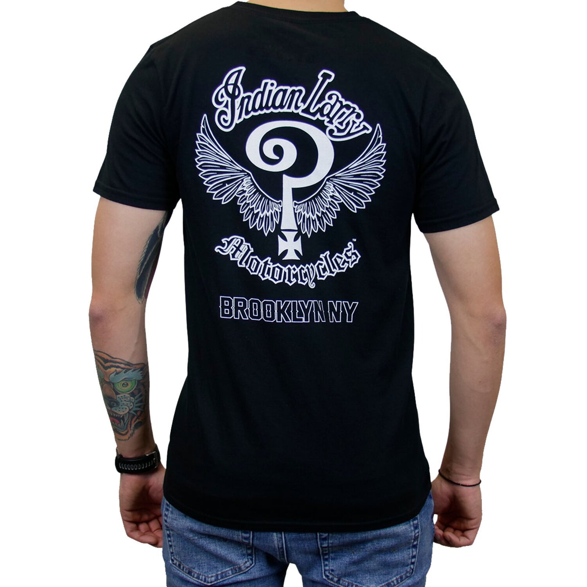 Indian Larry John's t-shirt black
