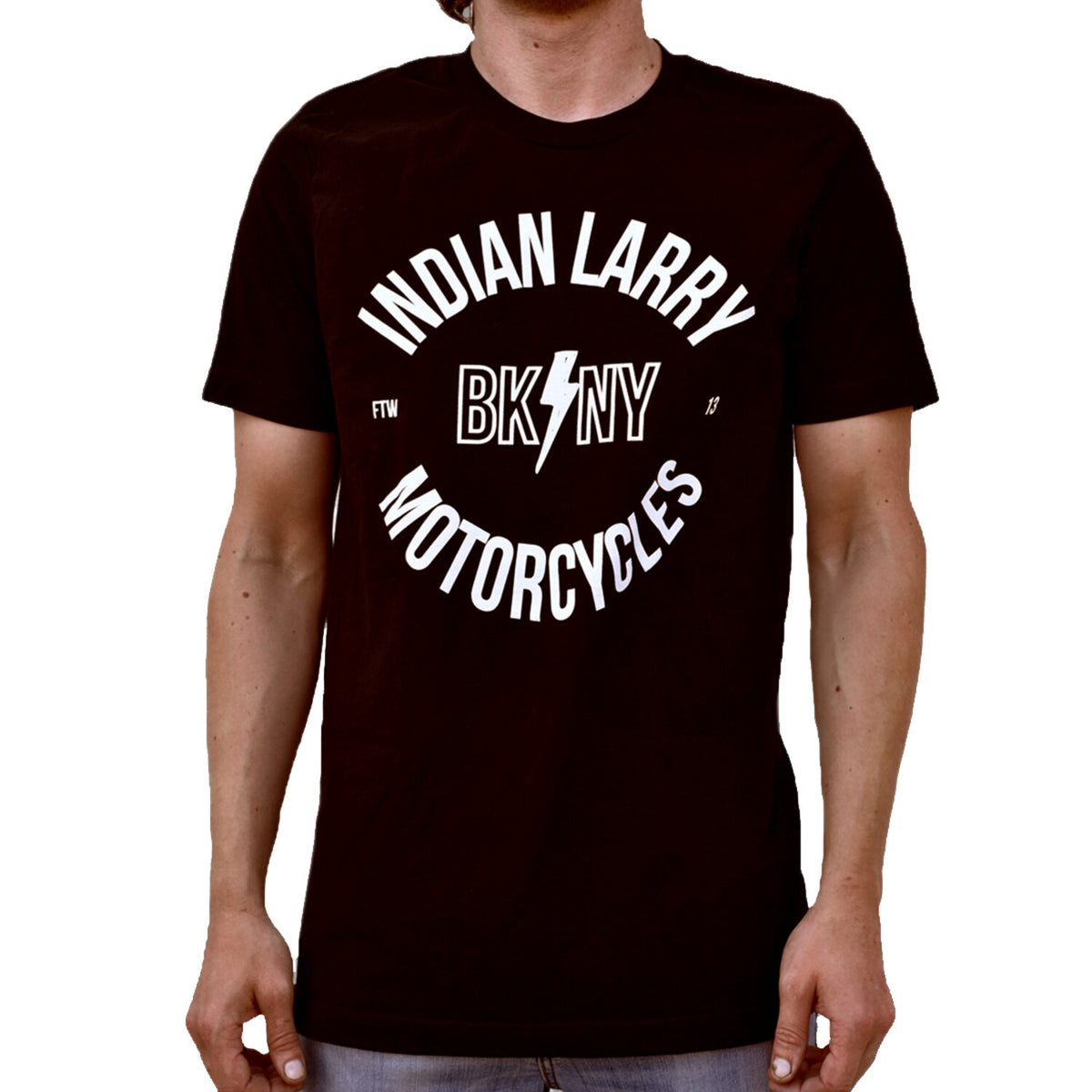 Indian Larry BK/NY t-shirt black