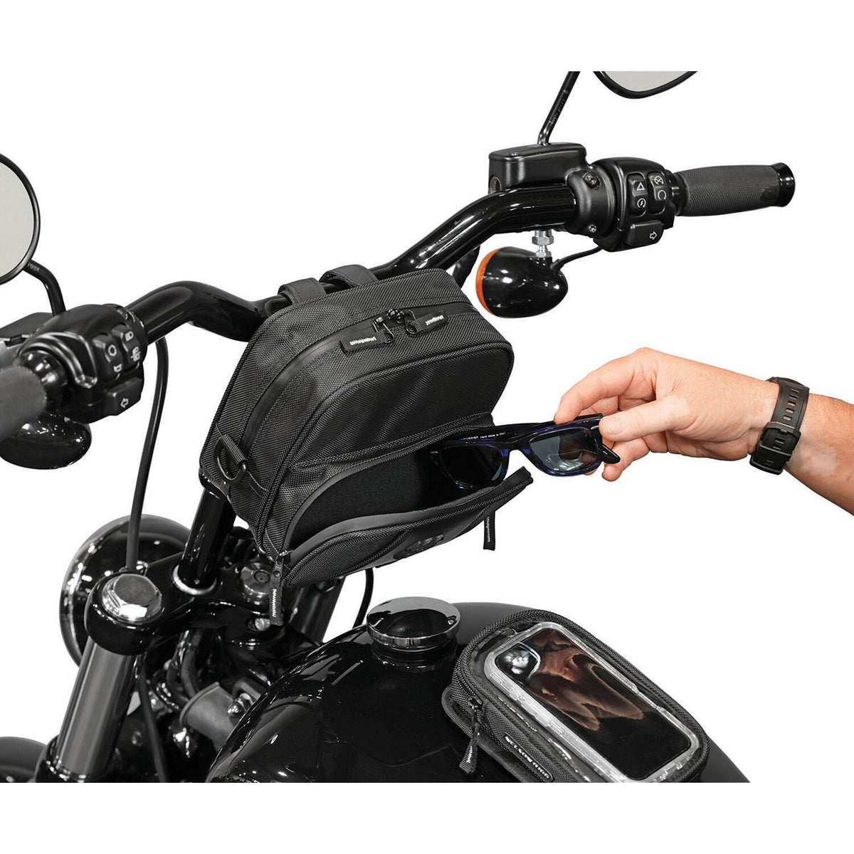 Nelson-Rigg, Route 1 Highway handlebar bag. Black