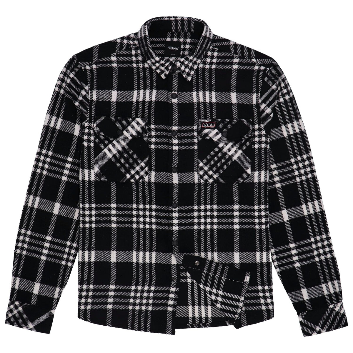 Roeg Blaze Flannel shirt black