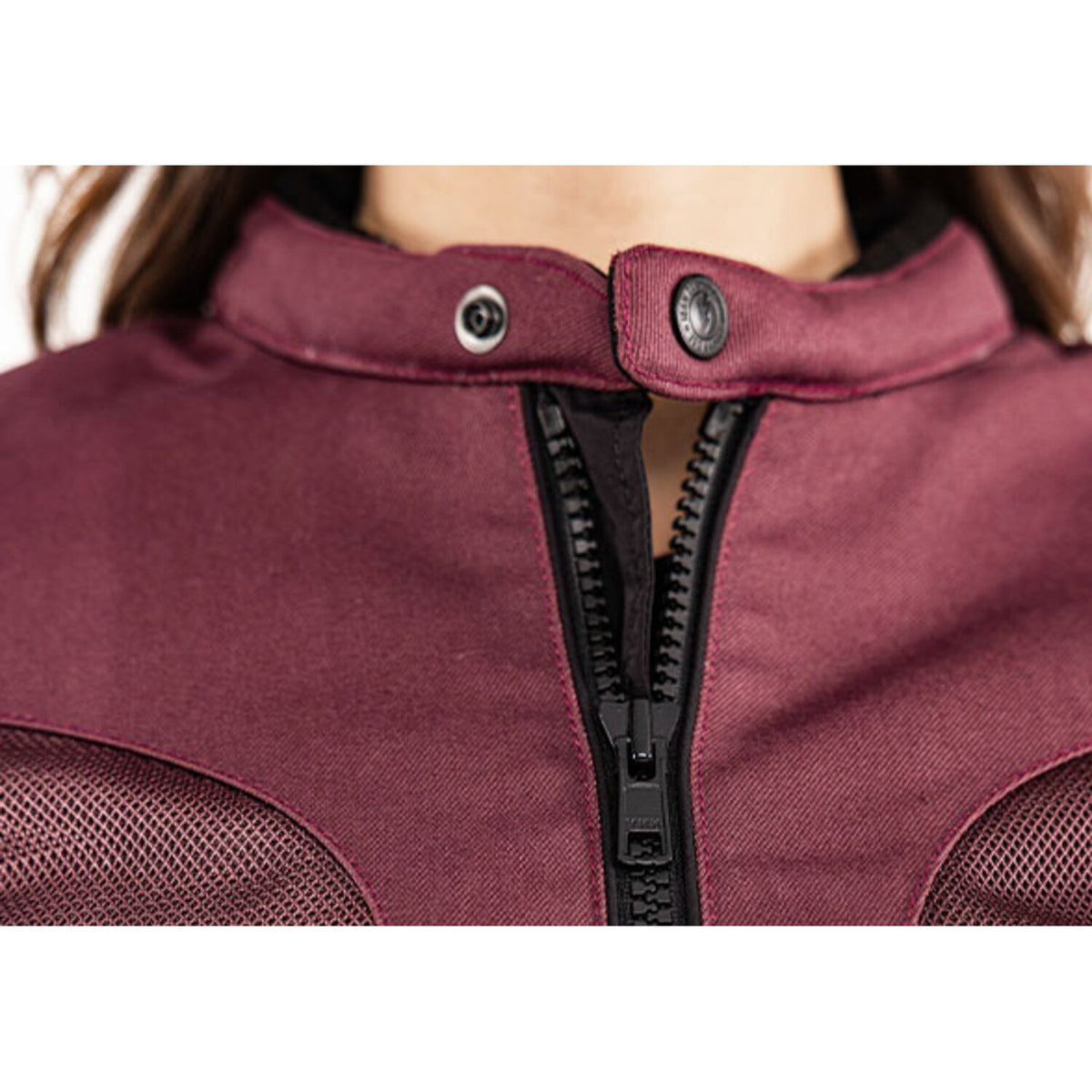 John Doe Aero mesh female jacket bordeaux