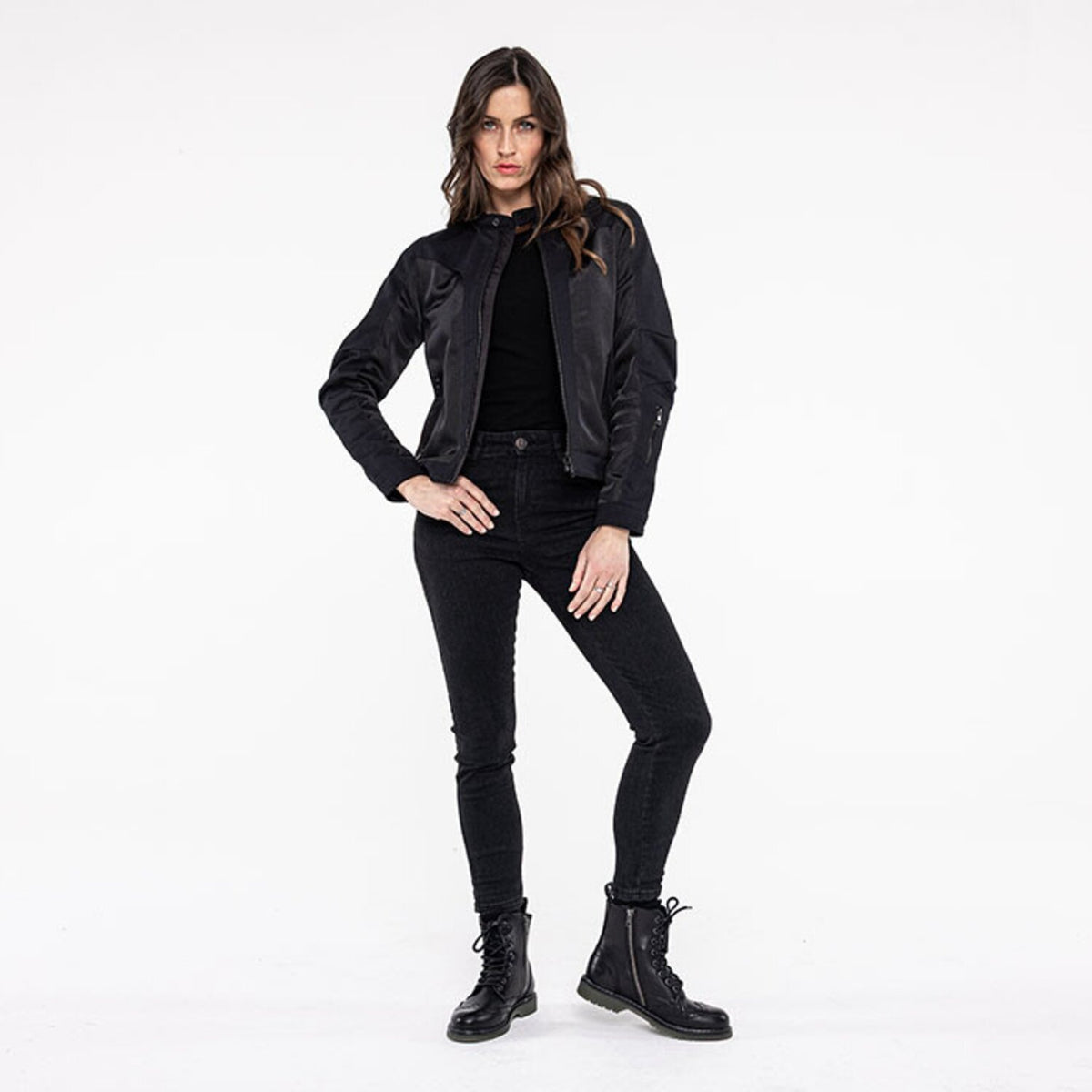 John Doe Aero mesh female jacket black