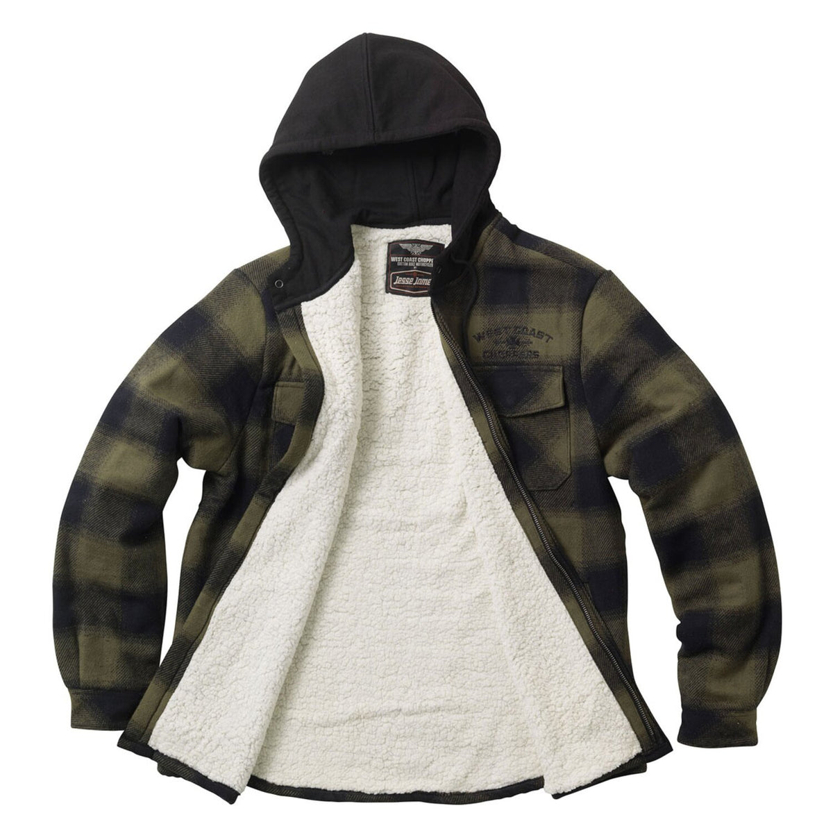 WCC Hell Bent Flannel jacket olive/black