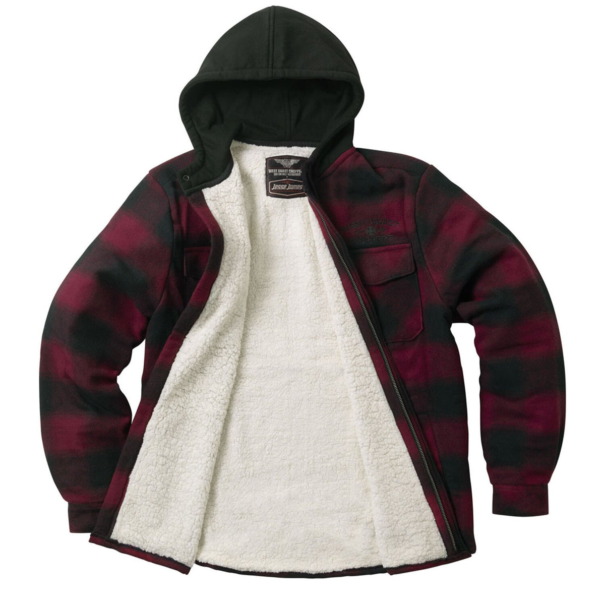 WCC Hell Bent Flannel jacket red/black