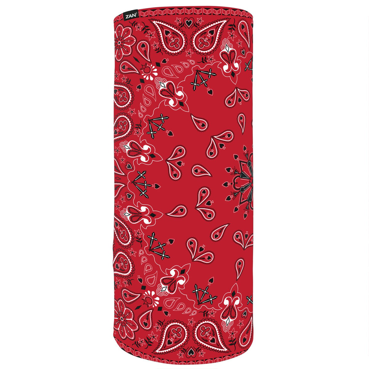 ZANheadgear Motley Tube® Sportflex® UPF50+ Series Red Paisle