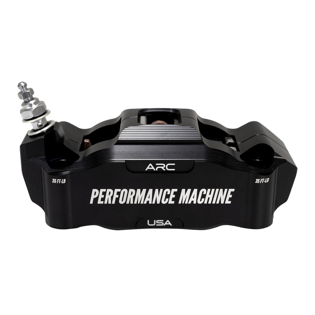 Performance Machine, Race Series radial caliper. Left. Black
